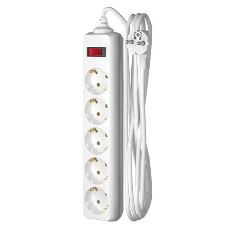 сетевой фильтр ФОТОН 2м 5 гнезд 10А с выключателем с/з белый сетевой фильтр фотон 2м 5 гнезд 10а с выключателем с з