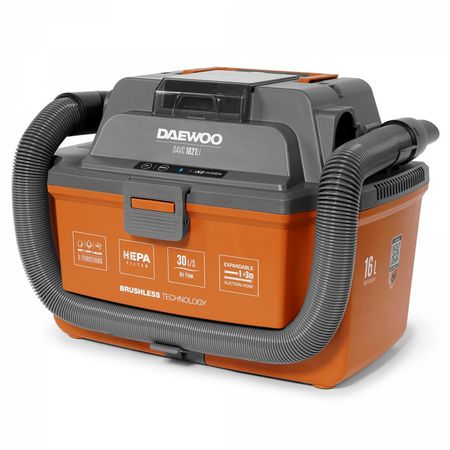 пылесос аккумуляторный DAEWOO DAVC 1621Li SET 16л 210 мБар теплоусадочные трубки пвх для аккумуляторов 21700 78x36 мм