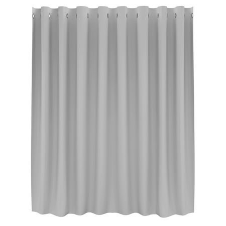 занавеска для ванной WASSERKRAFT Oder 200х200см полиэстер серая с люверсами