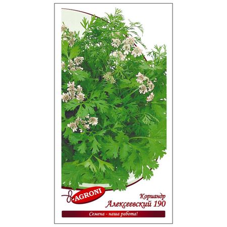 семена кориандр Алексеевский 190 АГРОНИ 4г