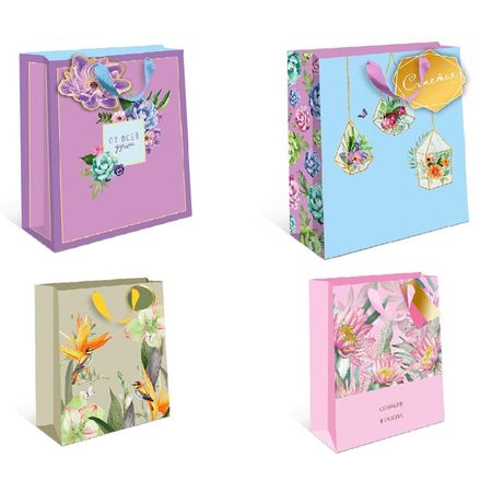 сумки бумажные премиум ОТ BC 180х223х100мм пакет подарочный премиум символ года 32х26 см 1 шт в ассортименте