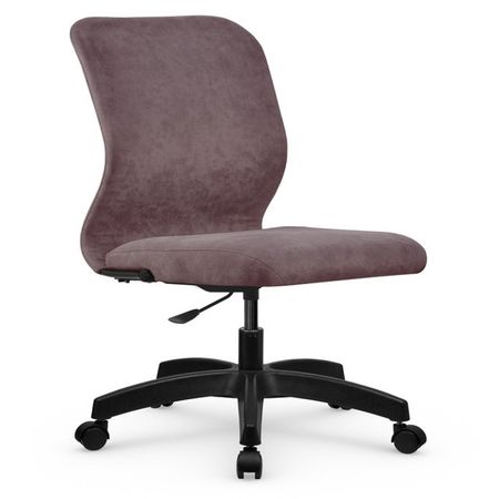 кресло офисное SU - Mr-4 темно-розовый велюр без подлокотников кресло king modool велюр роял агат
