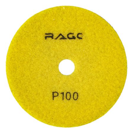 круг шлифовальный алмазный гибкий АГШК RAGE by VIRA Р100 100мм сухое шлифование корщетка для ушм vira 100мм чашеобразная латунированная