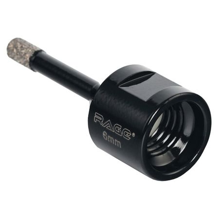 коронка алмазная RAGE by VIRA для УШМ по керамике 6мм фреза по керамике rage by vira алмазная конусная для ушм 2 38 мм м14