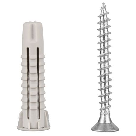 дюбель универсальный нейлоновый PDU N 6х30мм с шурупом 4х35мм 90шт цинк турамин капсулы 90шт