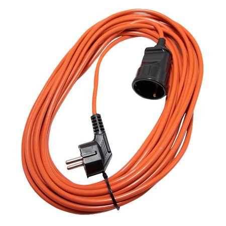 удлинитель РЕАЛЬНАЯ ЭЛЕКТРИКА 10м с заземлением 1 гнездо ПВС 3х0,75 10А оранжевый