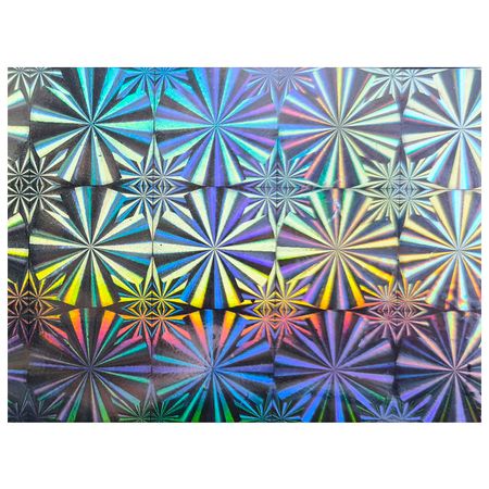 пленка самокл. Deluxe Standart 45смх2м голография серебро, арт.8068012 пленка самокл gekkofix 45смх2м красная глянец арт 10036