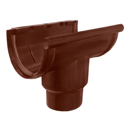 воронка желоба IMPLAST универсальная центральная G130/80, 80/100 мм коричневая воронка для консервирования xinchen zh1001