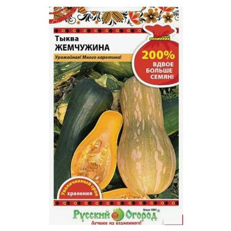 семена Тыква РУССКИЙ ОГОРОД Жемчужина 2г 200%
