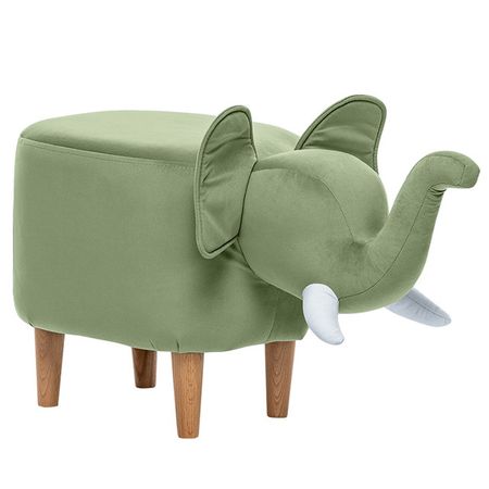 пуф Leset Slon COMBI 330х750х410мм зеленый/белый asafee ev20 фонарик белый зеленый 1100lm