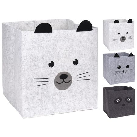 корзина KOOPMAN детская 320х320х320мм в ассортименте фетр ковёр faviora 3d иллюзия собака