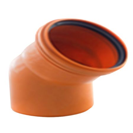 отвод для наружной канализации 110мм 30гр муфта для наружной канализации 110мм