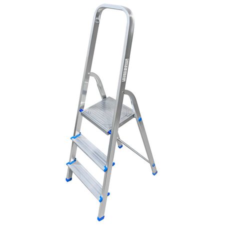 стремянка односекционная LADDERBEL 3 ступени алюминиевая стремянка односекционная ladderbel 4 ступени ная