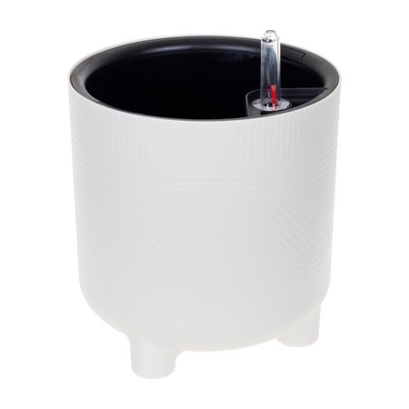 кашпо Шэнк d180мм 3,6л белое с вставкой и с автополивом кашпо флориан белое d250мм 11л с автополивом