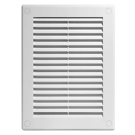 решетка вентиляционная AWENTA 150х310мм TRU-12 с сеткой пластик белая передняя решетка автомобиля сетка от насекомых и пыленепроницаемая сетка декоративная внешняя крышка для changan avatar 07 2024 2025 абс пластик