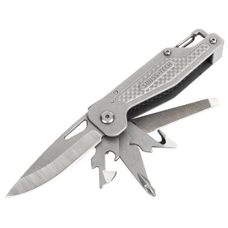 мультиинструмент SWISS+TECH нож 13-в-1 сталь латунные винты с плоской головкой m3m4m5m6