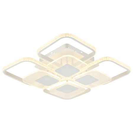 люстра потолочная светодиодная ESCADA Самиа LED 160Вт белый бра светодиодное escada samia led 12вт белый