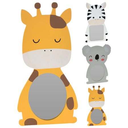 зеркало в раме Животное KOOPMAN D350мм МДФ в ассортименте панно декоративное koopman 320х25х400мм в ассортименте дерево