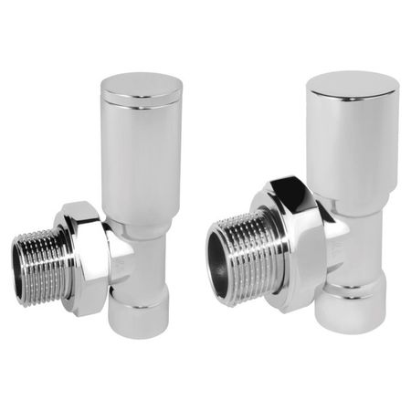 набор вентилей для подключения радиатора угловой 1/2