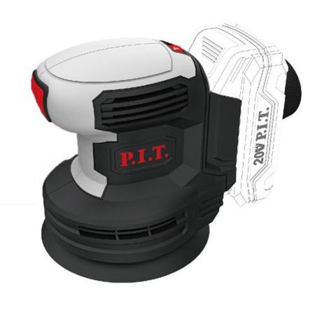 шлифмашина эксцентриковая P.I.T. PDS20H-125A0 SOLO 125мм 20В OnePower без АКБ и ЗУ запасные части респираторов 3m серии 6000