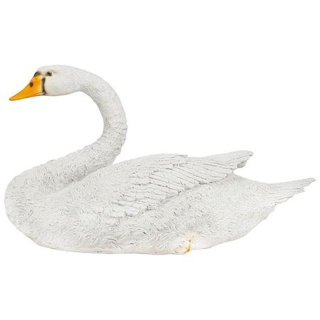 фигура садовая Лебедь 28см наклейки на унитаз зачарованный лебедь