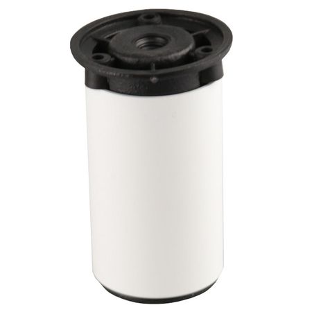 ножка круглая 50х100мм пластик белый регулируемая регулируемая отвертка onnfang ной сплав 4 мм