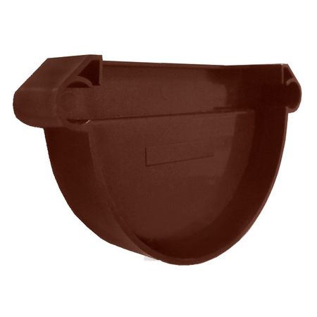 заглушка желоба IMPLAST G130/80 130 мм L/R коричневая