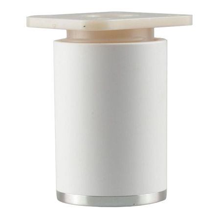 ножка круглая 37х60мм пластик белый/хром шаров maxijoy ветки 60мм 6шт красный   пластик