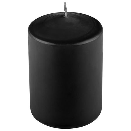 свеча-столбик ВОЛШЕБНАЯ СТРАНА Deco 8,5х6см черный 12ч/г без аромата свеча для торта волшебная страна цифра 5 7 5х5х1 2см 0 2ч г без аромата