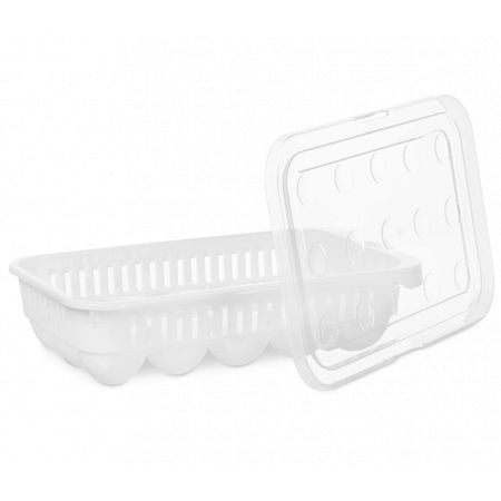 контейнер для яиц HOBBY LIFE 15 секций пластик лоток для столовых приборов mallony forma 40 5х33 5х4 5см 6 секций пластик тпр