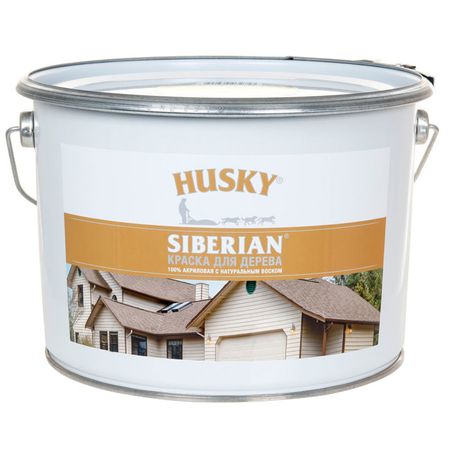 краска акриловая фасадная HUSKY SIBERIAN для дерева база С 9л, арт.28050 4 шт 23250 28050 форсунки топливные форсунки подходят для toyota rav4 4v 2 0l 2001 2003 2325028050 2320928050 23250 28020 23250 0h010
