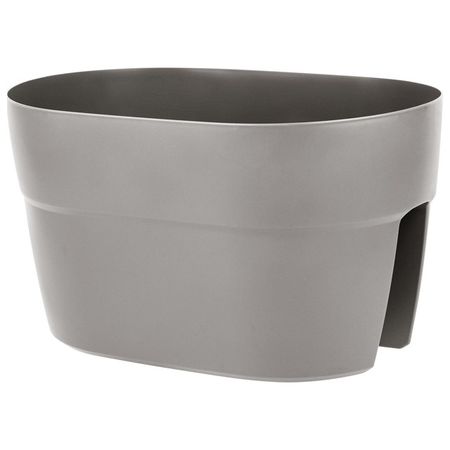 ящик балконный INGREEN Villa de Fiori 40см 12л с фиксаторами французский платан