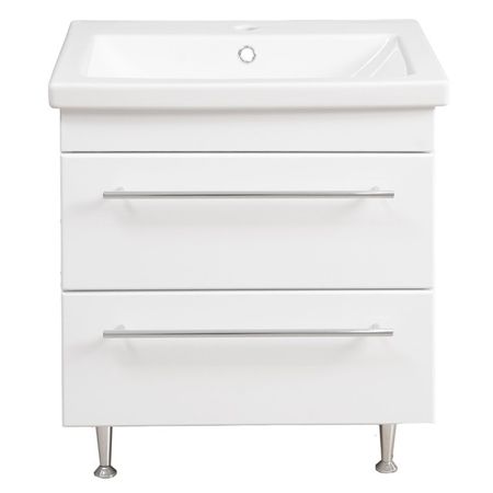 тумба без раковины напольная GRADEONIKA Орфей 80см белая регулируемые роликовые опоры gd 40f 40s 60f 60s 80f 80s грузоподъемностью 500 кг