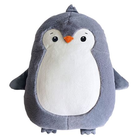 подушка декоративная Пингвин 43х44см коричневая, арт.ПД-Пингвин для подушки yierninl с принтом животные и зебра 45x45 см