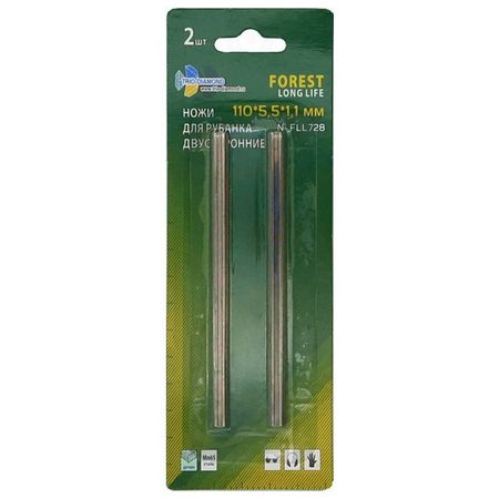 ножи для электрорубанка TRIO-DIAMOND 110х5,5х1,1мм двусторонние 2шт ножи для электрорубанка trio diamond 82х5 5х1 1мм двусторонние 2шт