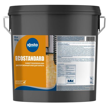 клей для паркета дисперсионный KESTO EcoStandard 18кг, арт. 81119 эспандер с ручками se 04 до 18кг