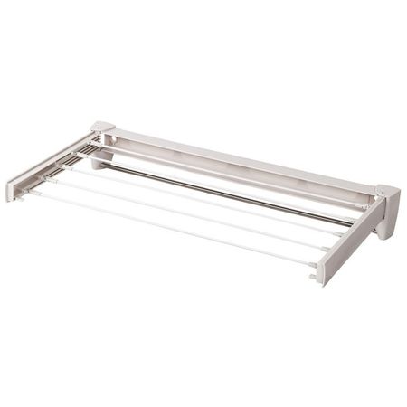 сушилка для белья HAUSMANN Altair 70 3,8м 70х37см настенная белая пластик,сталь wallpad белая стеклянная настенная панель со светодиодом