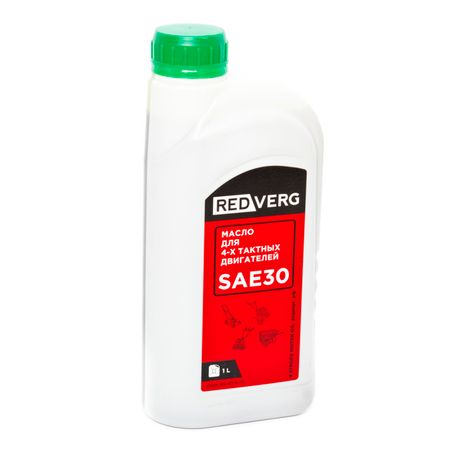 масло для 4-тактных двигателей REDVERG SAE30 минеральное 1л
