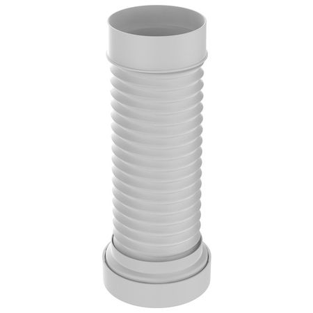 труба для унитаза AQUANT гофрированная армированная 110мм 200/340мм с фановым выпуском