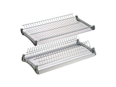 сушилка для посуды двухуровневая в базу 800мм с алюм профилем LEMAX VAR 800 хром простыни хирургические стерильные 1 400мм х 800мм 1