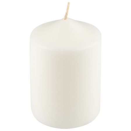 свеча-столбик ВОЛШЕБНАЯ СТРАНА Deco 8,5х6см белый 12ч/г без аромата свечей античные 3шт 22х2 2 белый 7ч без аромата