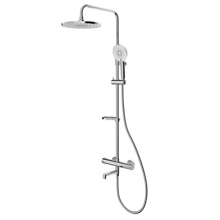 система душевая MILARDO Ideal Spa 250мм термостат латунь хром bingoelec умный термостат tuya