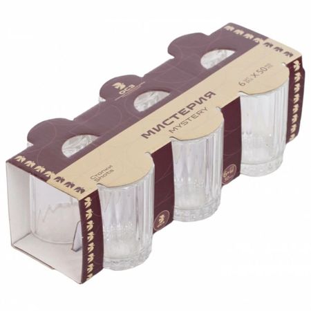 набор стопок OSZ Мистерия 6шт 50мл стекло