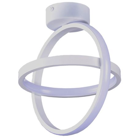 люстра потолочная РОССВЕТ Немезида 2х27Вт LED металл белый люстра потолочная светодиодная schaffner gameto led 76вт 6460лм 6000к белый