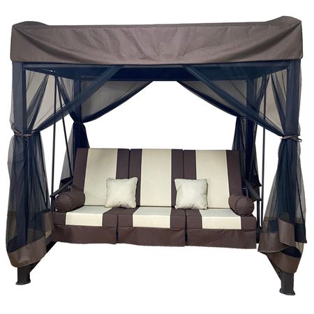 качели-диван GREENGARD Павильон Стенли 2,42х2,36х1,76м (до 500 кг) миниатюрный каменный мост павильон из смолы