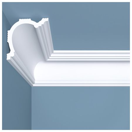 плинтус потолочный BELLO-DECO К 1 80х80х2000мм полимер(xps) белый, арт. 00-00004633 угол декоративный bello deco м12у2 225х225мм полимер xps белый арт 00 00104777