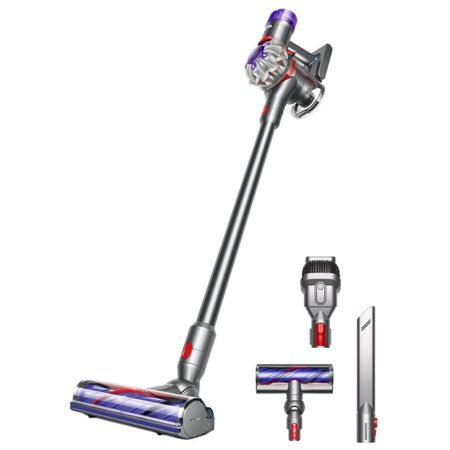 пылесос вертикальный беспроводной DYSON V8 446969-01 0,54л контейнер серебристый