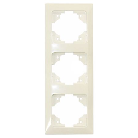 рамка 3 поста NE-AD Aras горизонтальная крем переключатель 1 клавишный ne ad aras крем