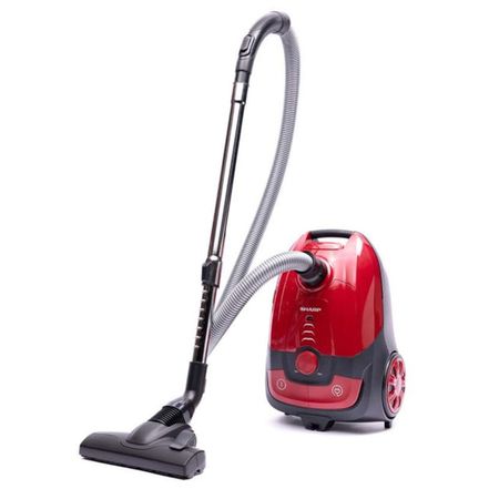 пылесос SHARP ECKB19RR 1900Вт,мешок 2,3л красный щетка валик hepa фильтр для dreame h12 h11 core hhr21a