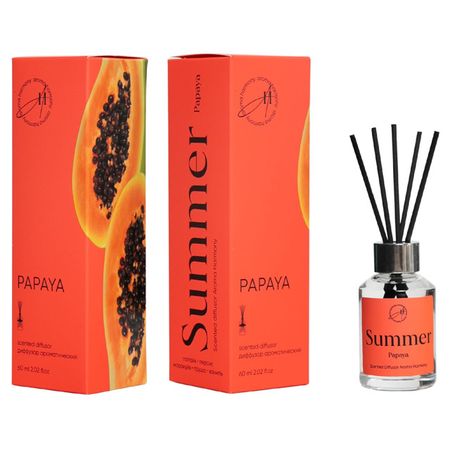 аромадиффузор AROMA HARMONY Summer Papaya 60мл roses greedy парфюмерная 60мл